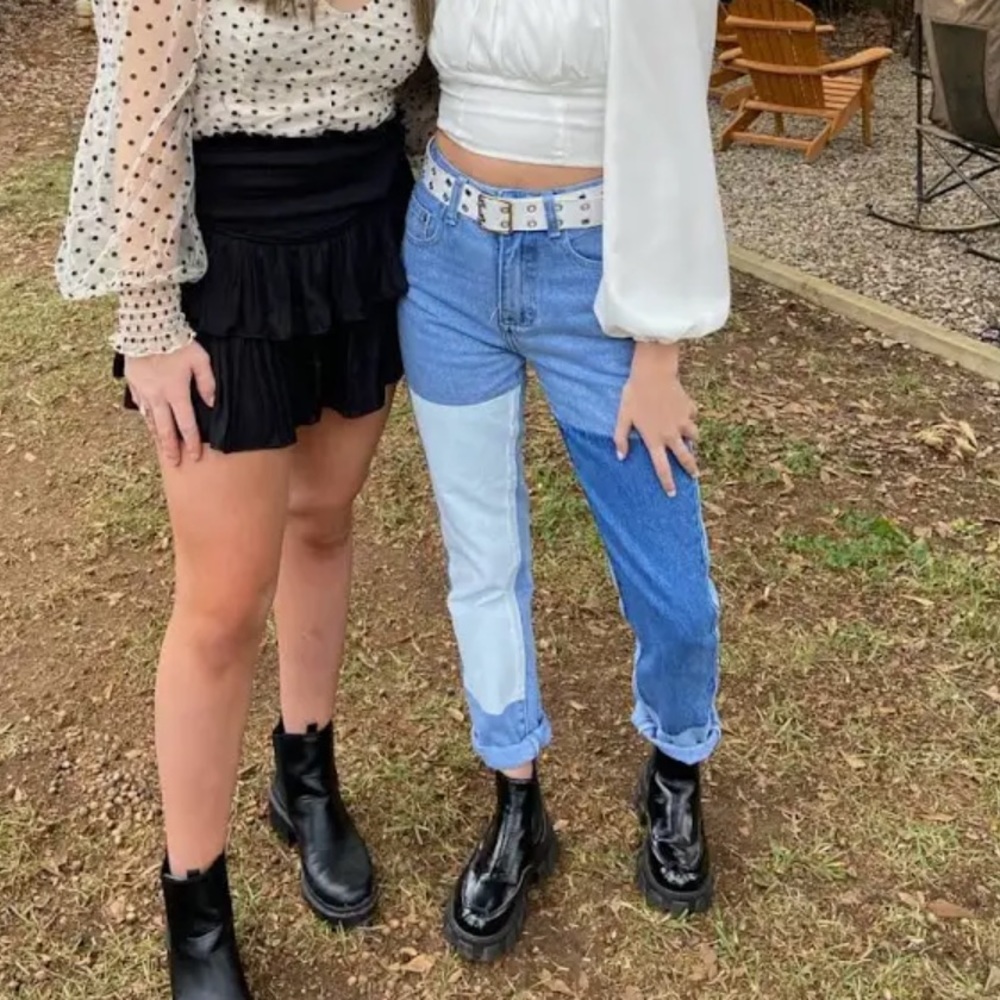 Princess Polly Two Toned Jeans